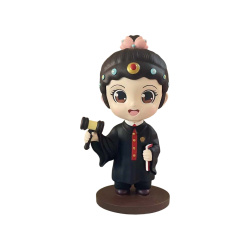 Samlefigurer med logo i resin / PVC/ stoff