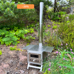 Sammenleggbar vedovn FV-S02