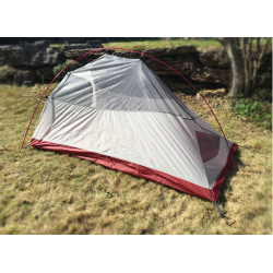 Superlett telt, lysegrtt