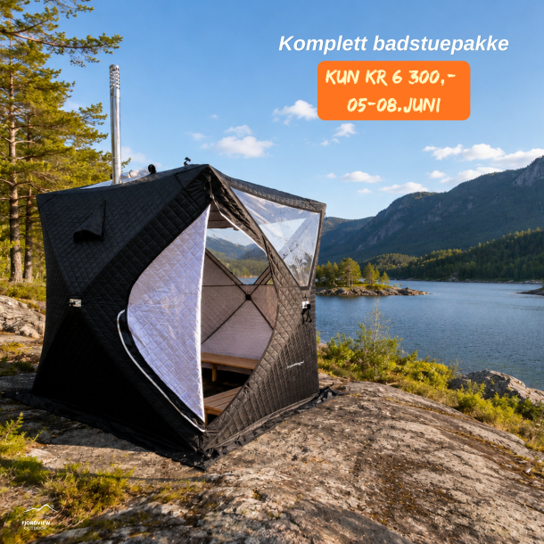 Komplett badstuepakke - saunatelt og saunaovn