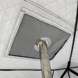 Brbar saunatelt, isfisk telt