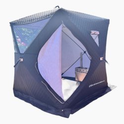 Brbar saunatelt, isfisk telt