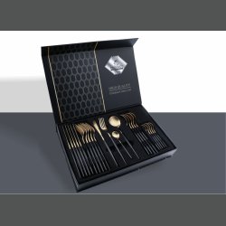 Bestikksett i gaveeske, 24 stk