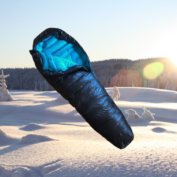 Sovepose, 225 cm, svart
