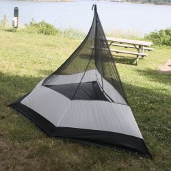 Halvt innertelt til pyramide telt